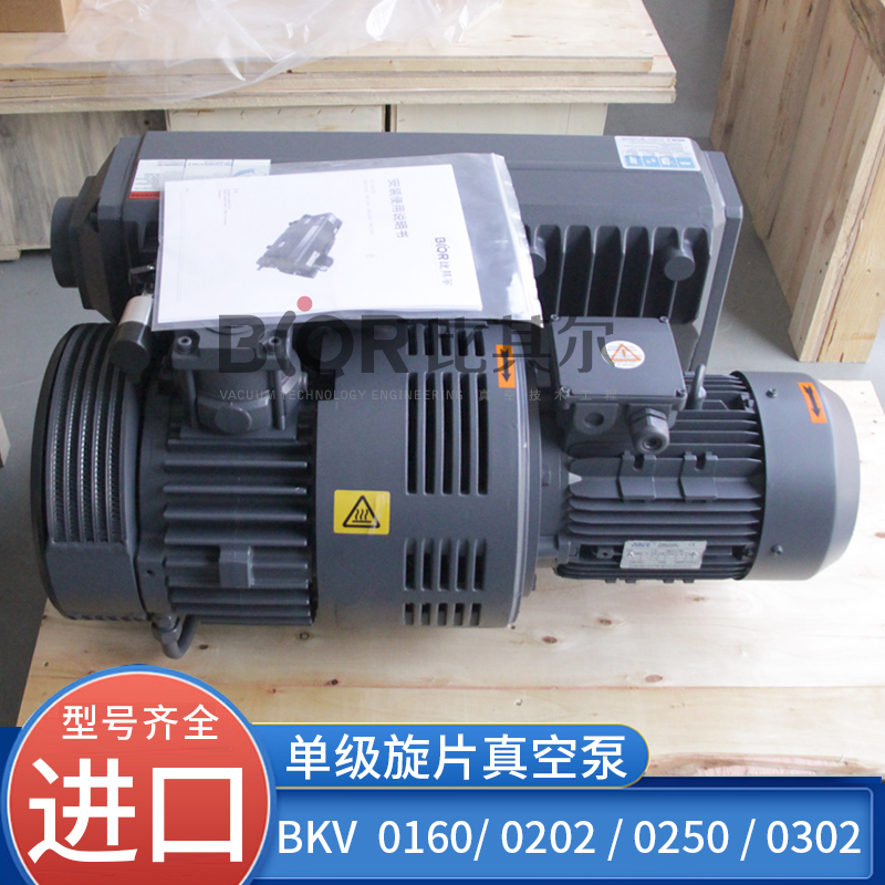 單級旋片真空泵BKV0040/63/100/160/202/250/302包裝吸塑機