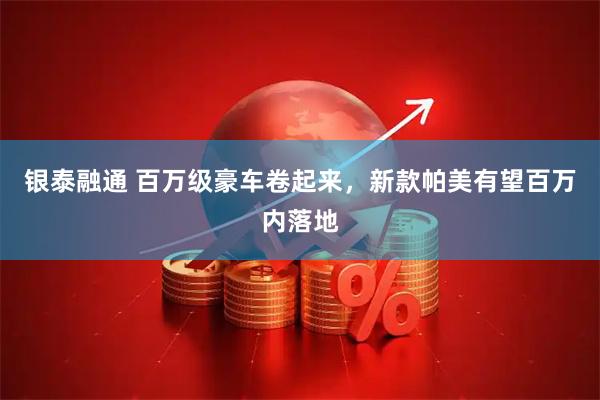 银泰融通 百万级豪车卷起来，新款帕美有望百万内落地