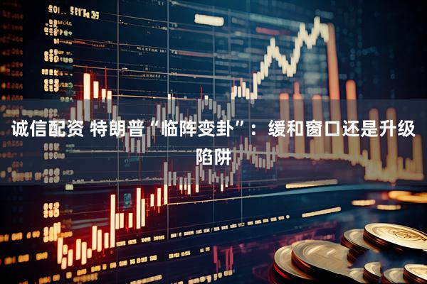 诚信配资 特朗普“临阵变卦”：缓和窗口还是升级陷阱