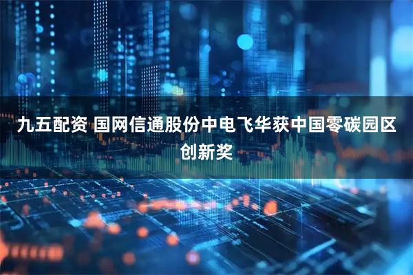 九五配资 国网信通股份中电飞华获中国零碳园区创新奖