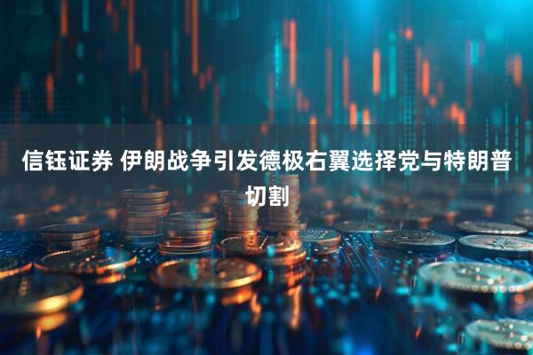 信钰证券 伊朗战争引发德极右翼选择党与特朗普切割